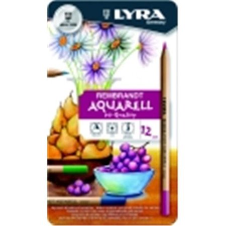 LYRA Lyra Rembrandt Aquarelle Non-Toxic Colored Pencil; Assorted Color; Pack 12 1430630